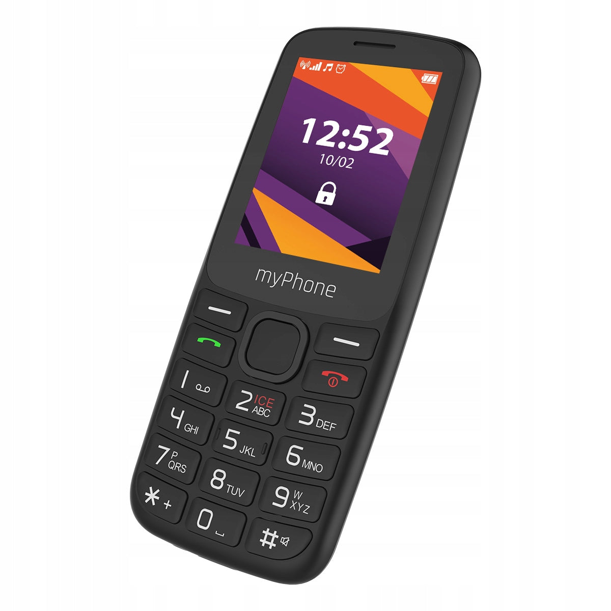 2x Mobile Phone Myphone 6410 Lte 64 Mb 128 Mb 4g Lte Black Built-in memory 128 MB
