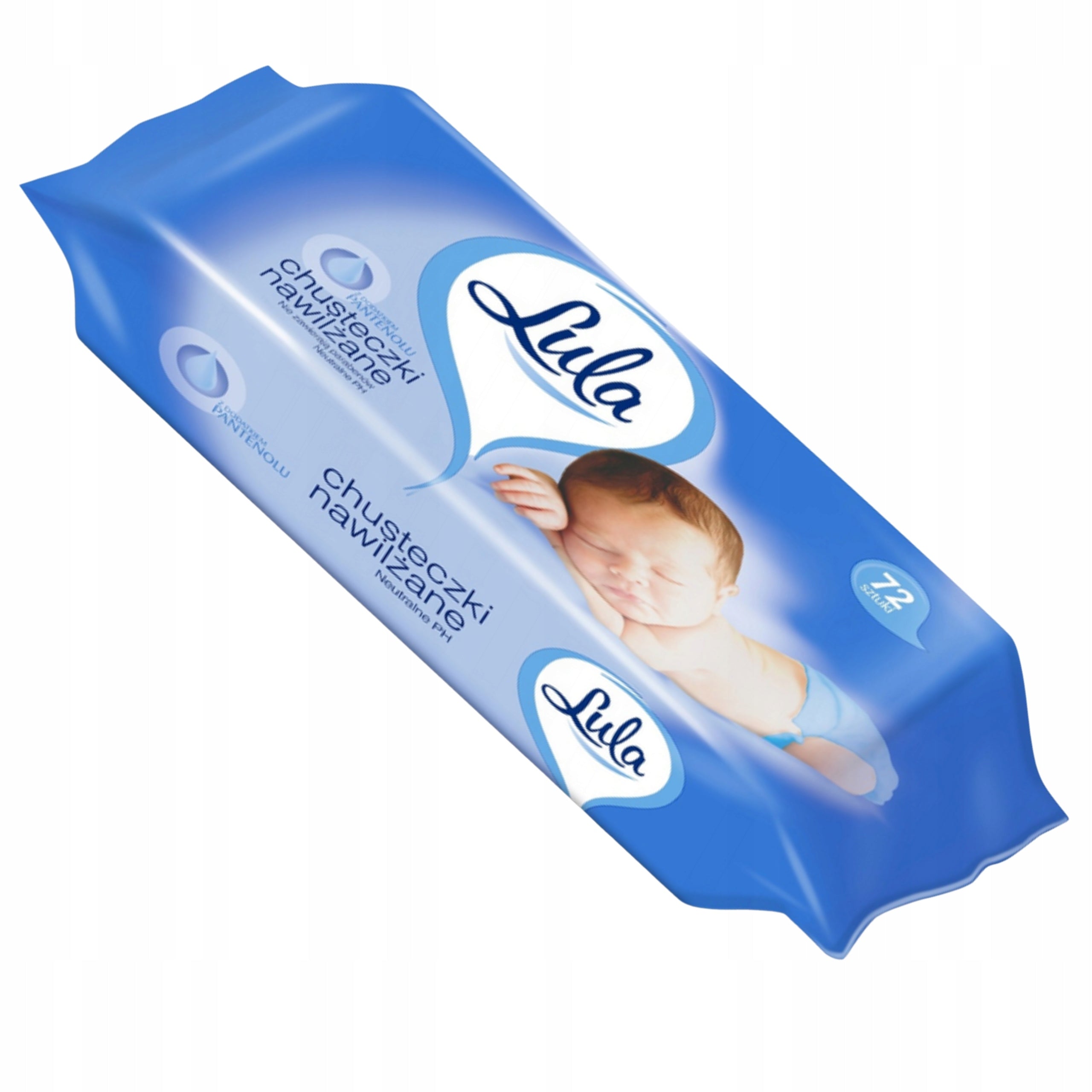 2x Moisturizing Wipes Moisturized For Children with Panthenol Soothing 72pcs Packaging status original