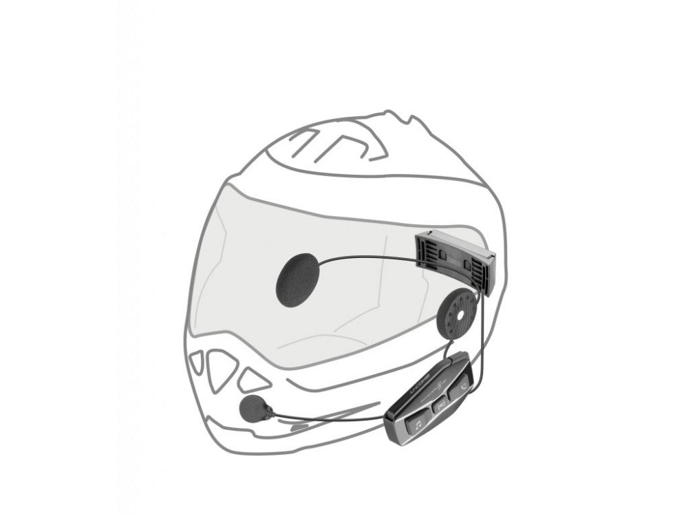2x Motorcycle Intercom INTERPHONE U-COM 16, set for 2 helmets Manufacturer's catalog number INTERPHOUCOM16TP