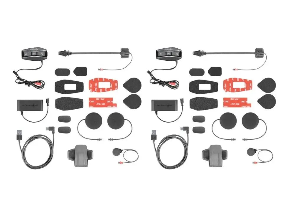 2x Motorcycle Intercom INTERPHONE U-COM 4, set for 2 helmets Manufacturer INTERPHONE