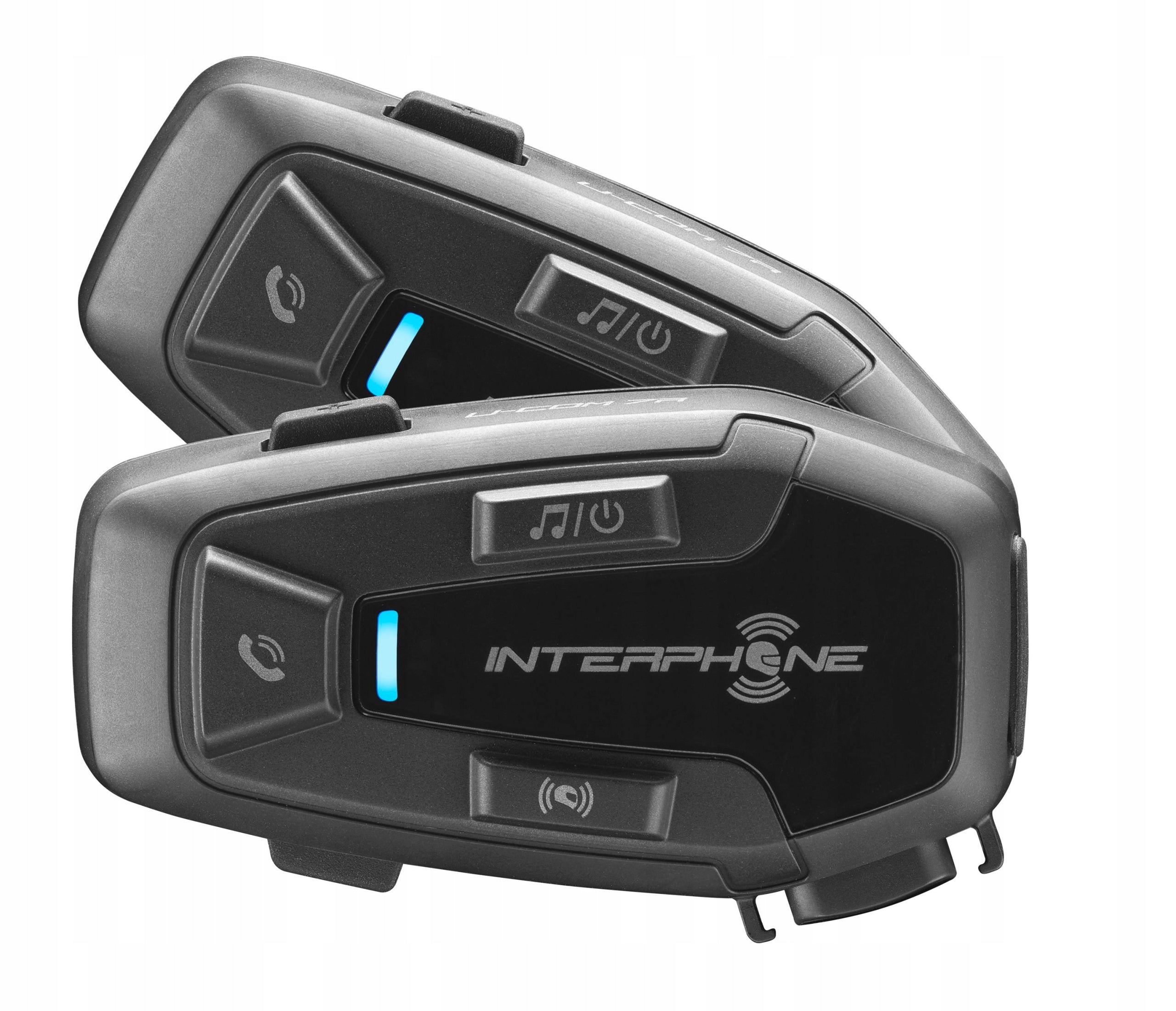 2x Motorcycle Intercom INTERPHONE U-COM 7R, set for 2 helmets