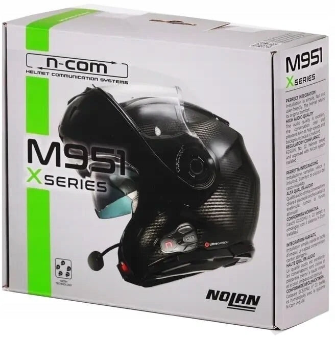 2x Motorcycle intercom NOLAN N-COM M951 X for helmets NOLAN, set for 1 ka