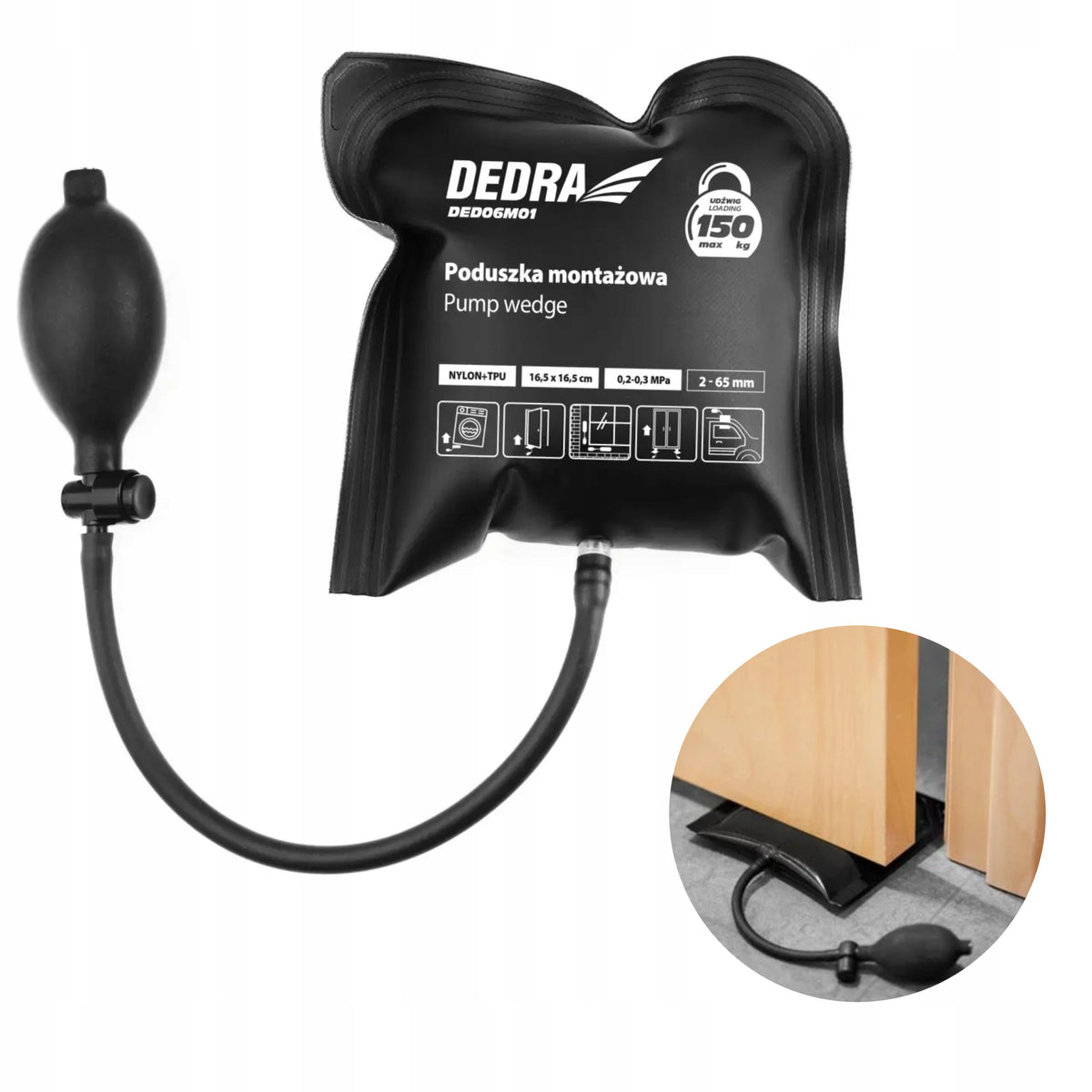 2x Mounting cushion Dedra DED06M01 16,5x16,5 cm Manufacturer code DED06M01