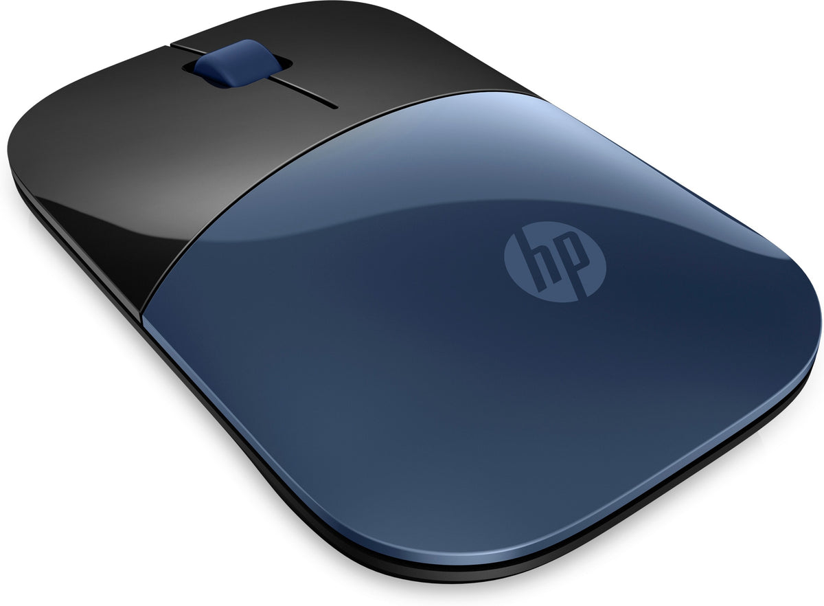 2x Mouse HP Z3700 Wireless Mouse Lumiere Blue wireless black-blue Model 7UH88AA