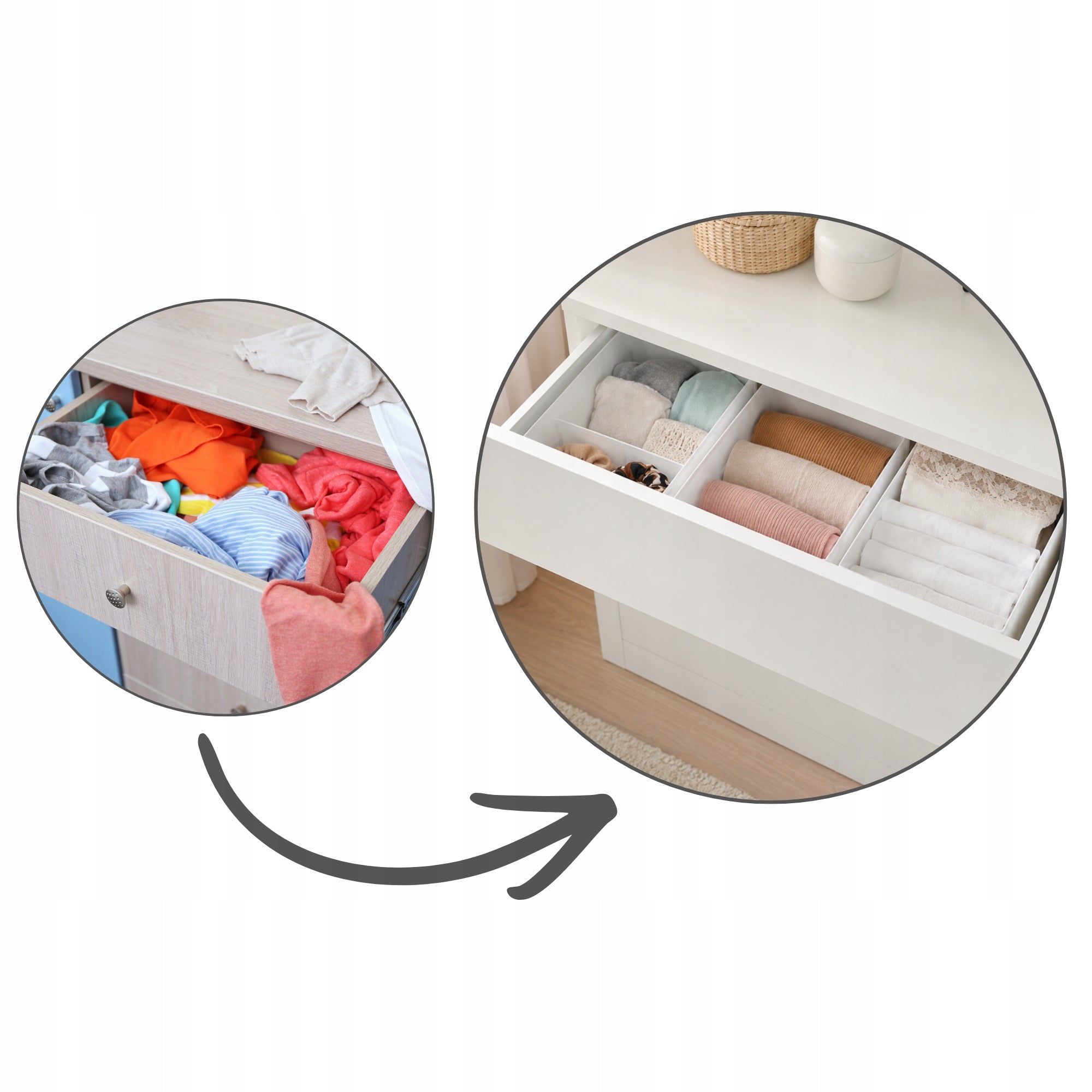 2x NEW IKEA SKUBB 3 pcs box organizer drawer wardrobe 20x38x12 white Packaging status original