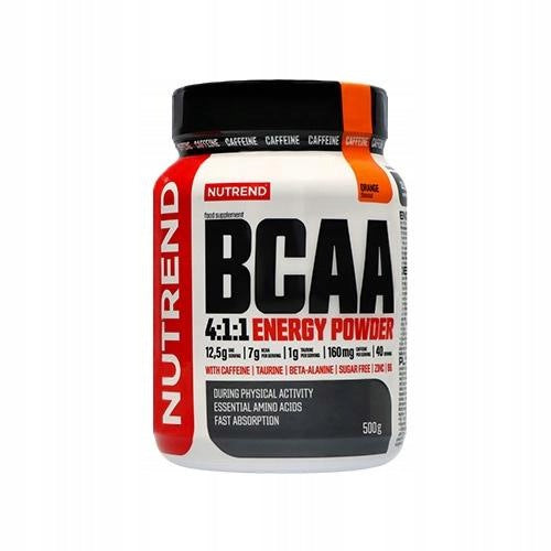 2x NUTREND BCAA Powder 4:1:1 Leucine Beta-alanine 500g Expiration date at least six months from the date of purchase