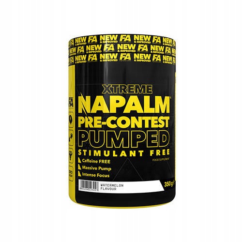 2x Napalm Pre-Contest Pumped No Stimulants Pre-Workout 350g Fitness Expiration date at least six months from the date of purchase