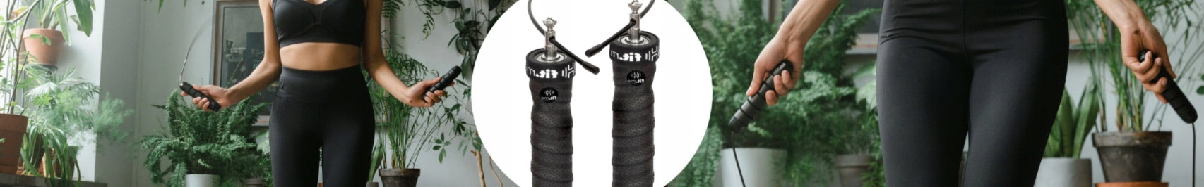 2x Nylon Jump Rope Fit Me 300 Cm Black Brand Fit.Me