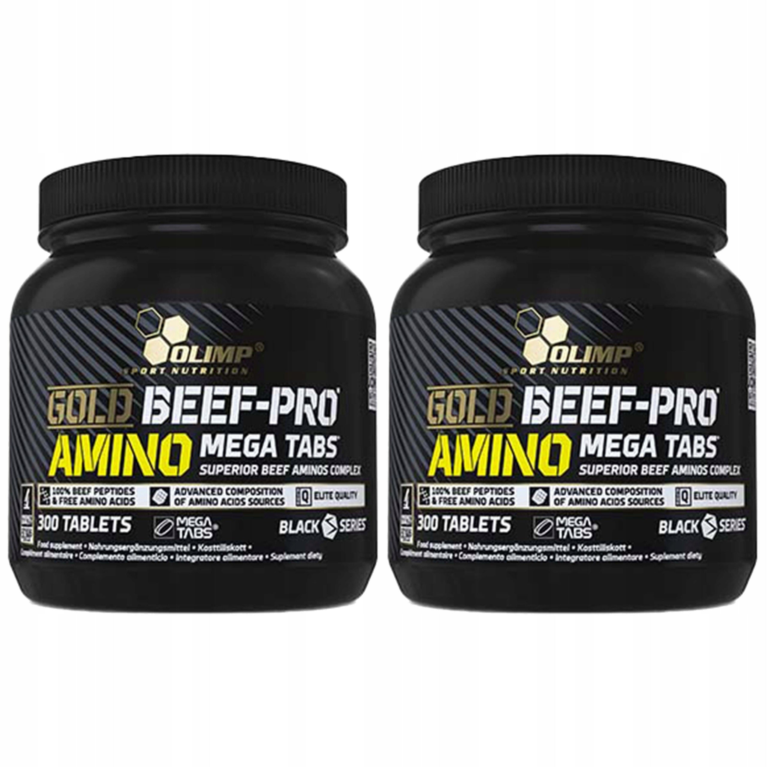 2x OLIMP Gold Beef-Pro Amino 300tabs High Quality Amino Acids