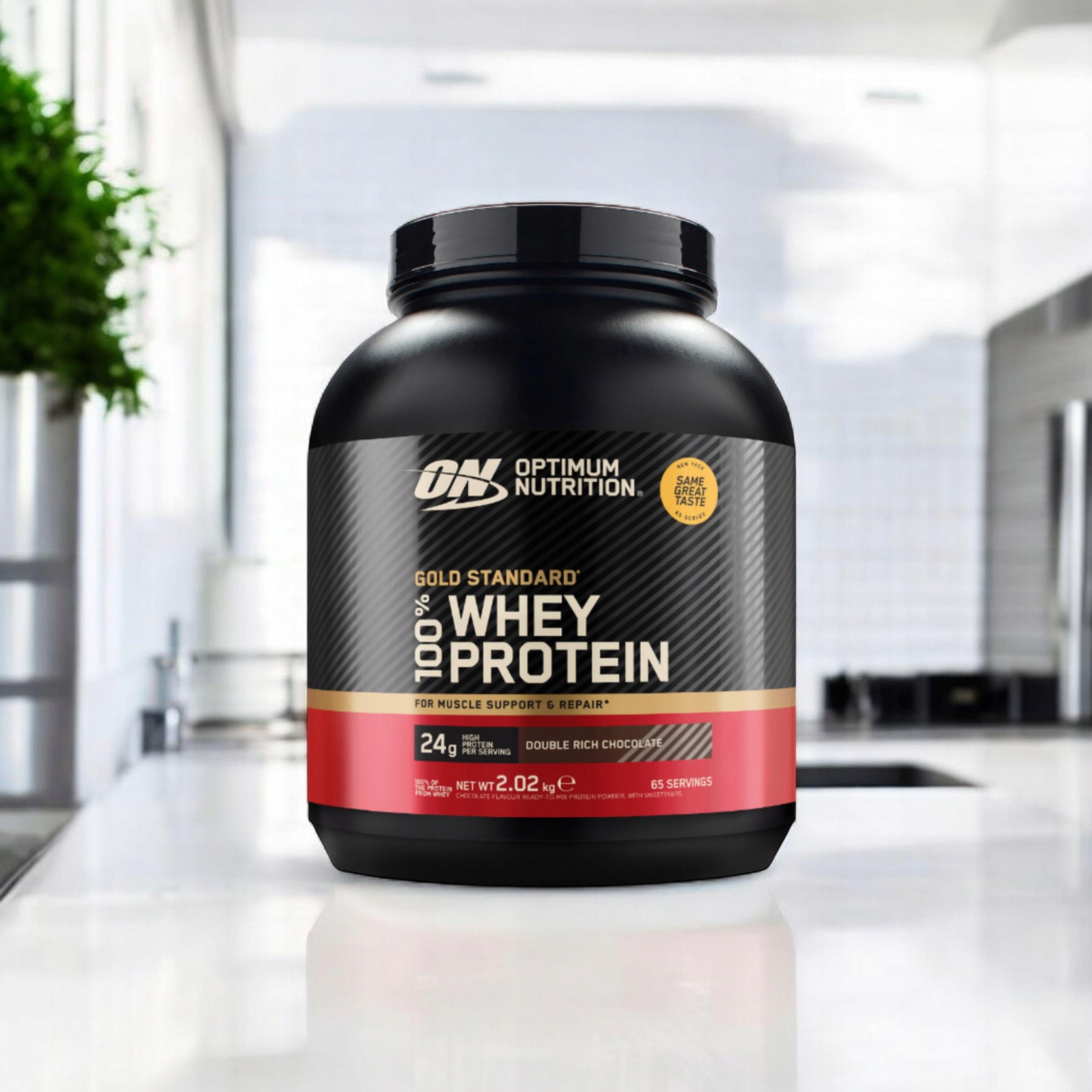 2x OPTIMUM NUTRITION Gold Standard Whey 2020g Protein Chocolate WPC WPI 65p Brand Optimum Nutrition