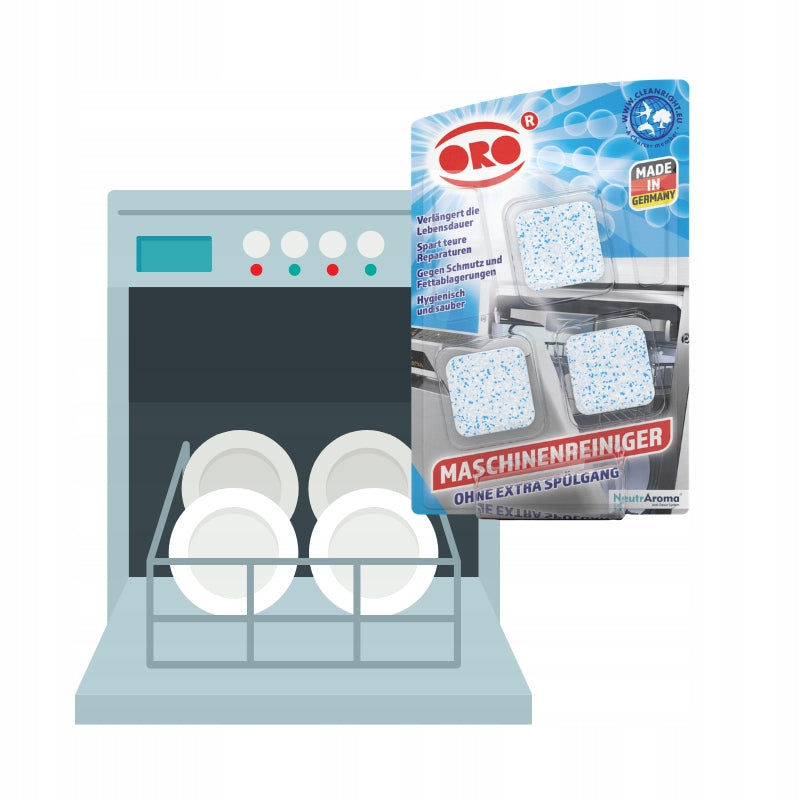 2x ORO DISHWASHER CLEANING LOZENGES DURING WASHING Trade name ORO