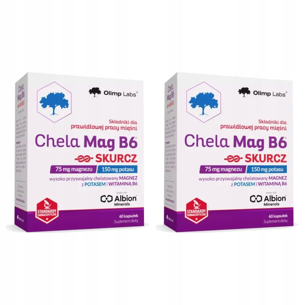 2x Olimp Chela-Mag B6 Shrinkage, 60 capsules