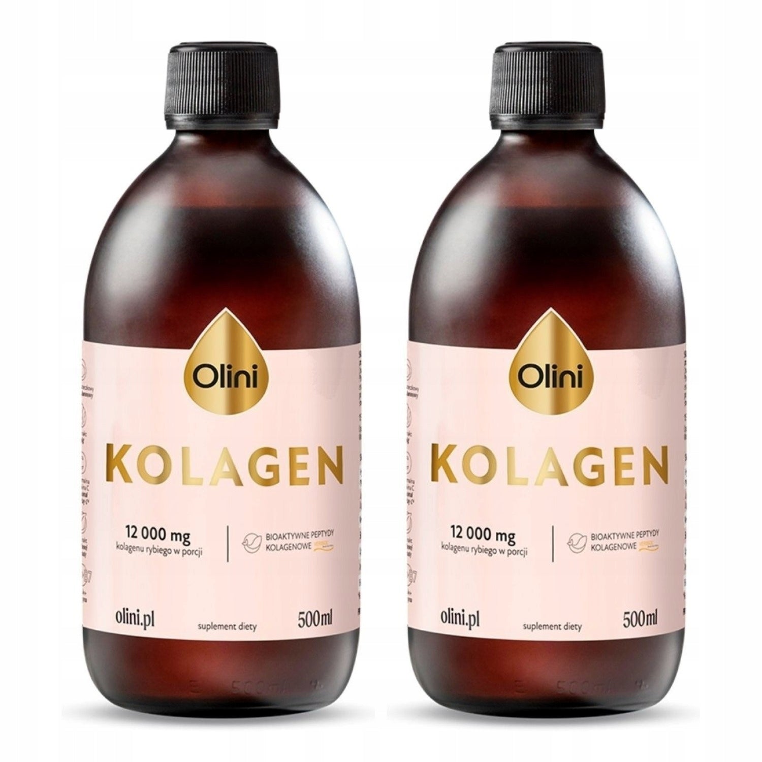 2x Olini Liquid fish collagen 12 000 mg 500 ml
