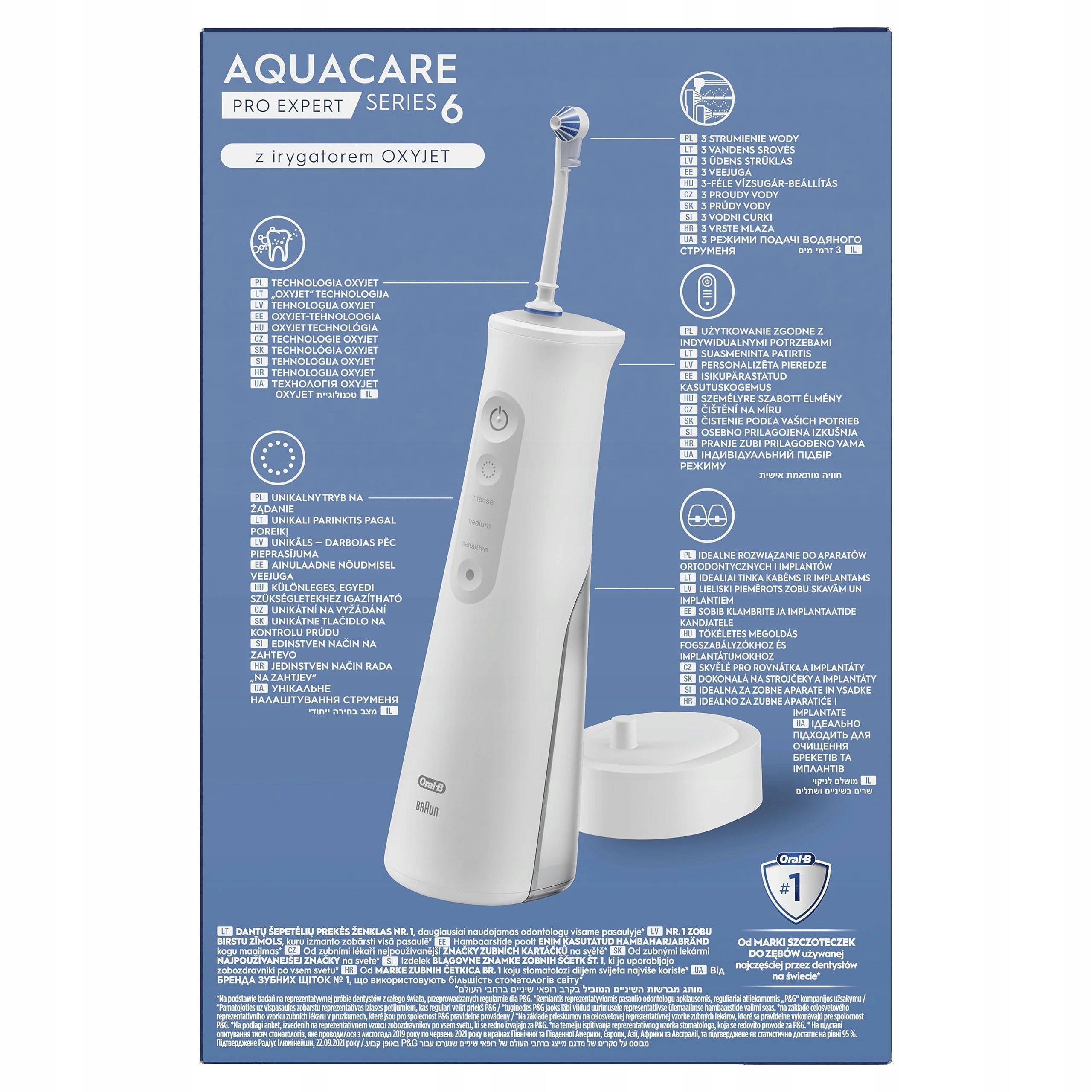 2x Oral-B AquaCare 6 Pro-Expert Irrigator Model 8006540839621
