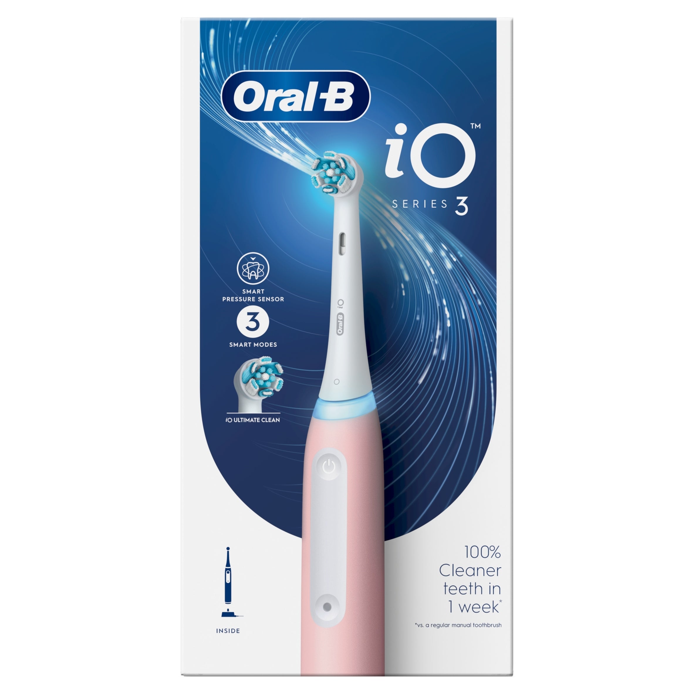 2x Oral B Io 3 Rotary Pulse Electric Toothbrush