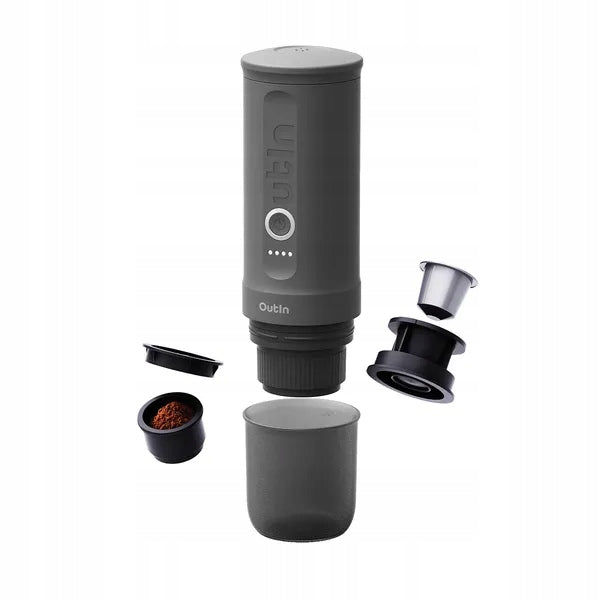 2x OutIn Nano Coffee Maker Portable Travel Star Grey Brand Outin
