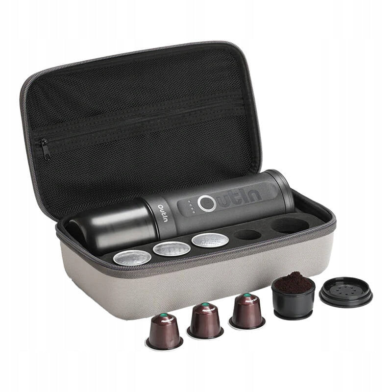 2x Outin Nano Travel Kit, Espresso Machine Bundle with Nano Protective Case Model Outin Nano
