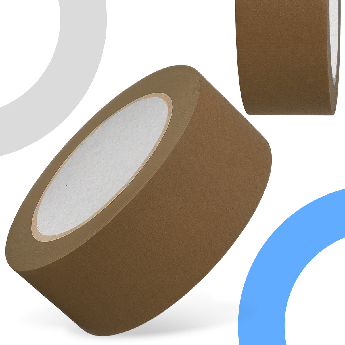 2x PACKING TAPE Adhesive 40 m Paper BROWN Strong RUBBER Pack HN-T Brand no brand