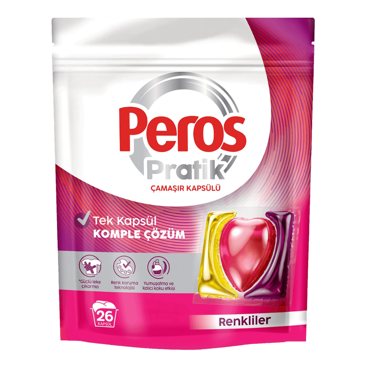 2x PEROS WASHING CAPSULES 26 PCS COLORFUL Two Pack Set Manufacturer code 8697713823044
