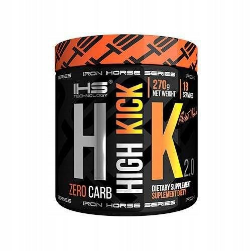 2x PRE-WORKOUT HIGH KICK 270g ENERGY STRENGTH IRON HORSE Expiration date at least six months from the date of purchase