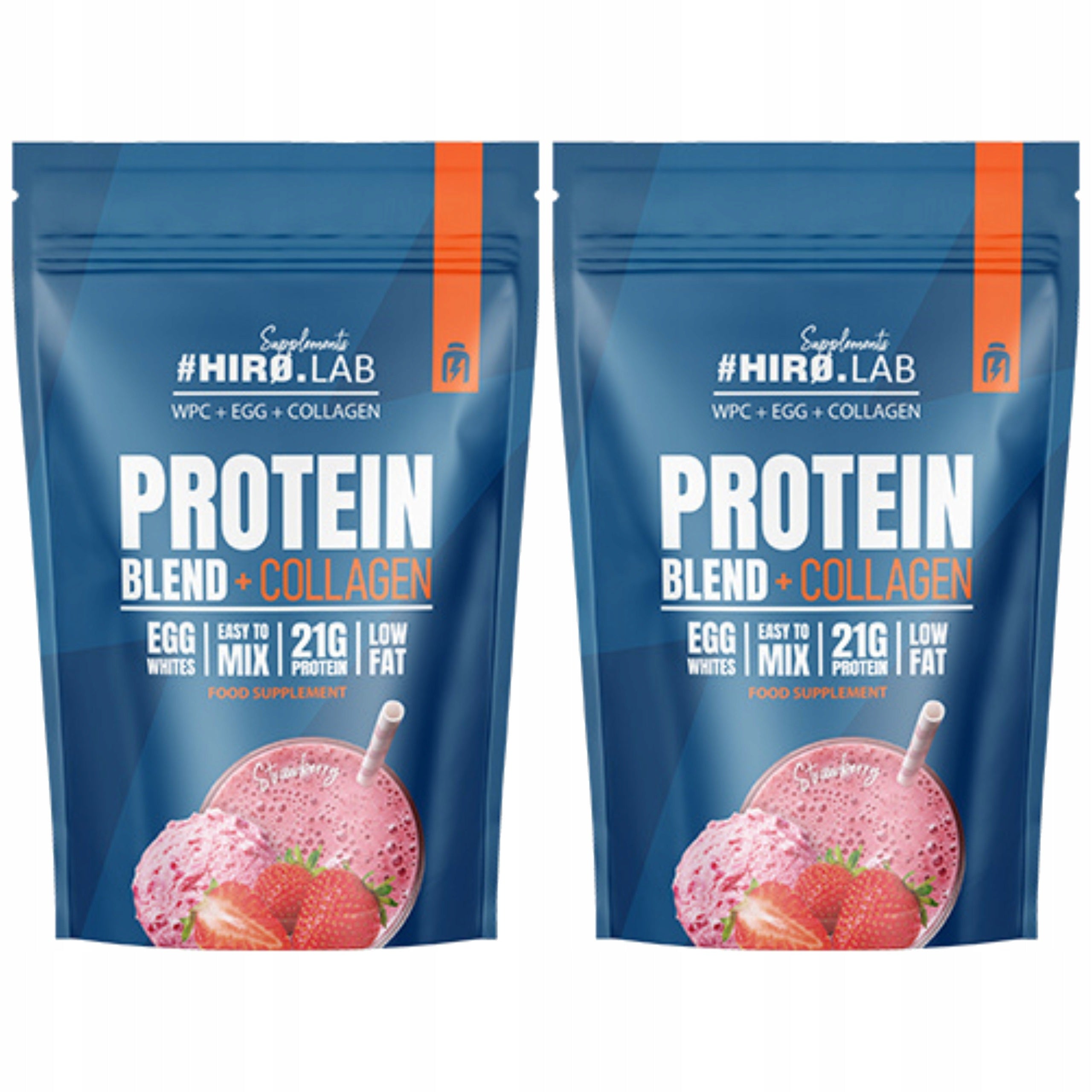 2x PROTEIN BLEND + COLLAGEN 4 PROTEIN SOURCES COLLAGEN BCAA GLUTAMINE 7