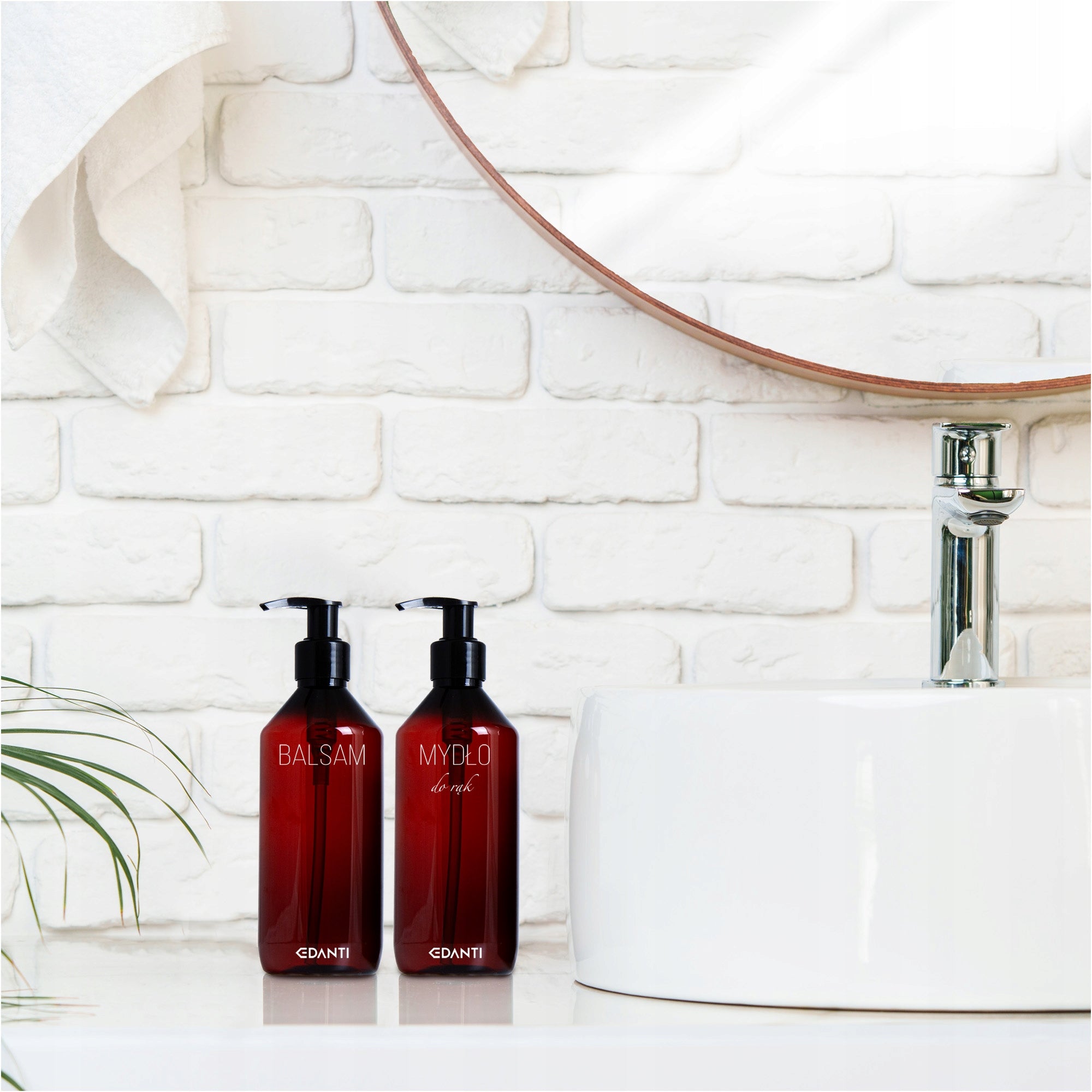2x PUMP DISPENSER LOTION SOAP BOTTLE 300 ML SINK SET Packaging status original