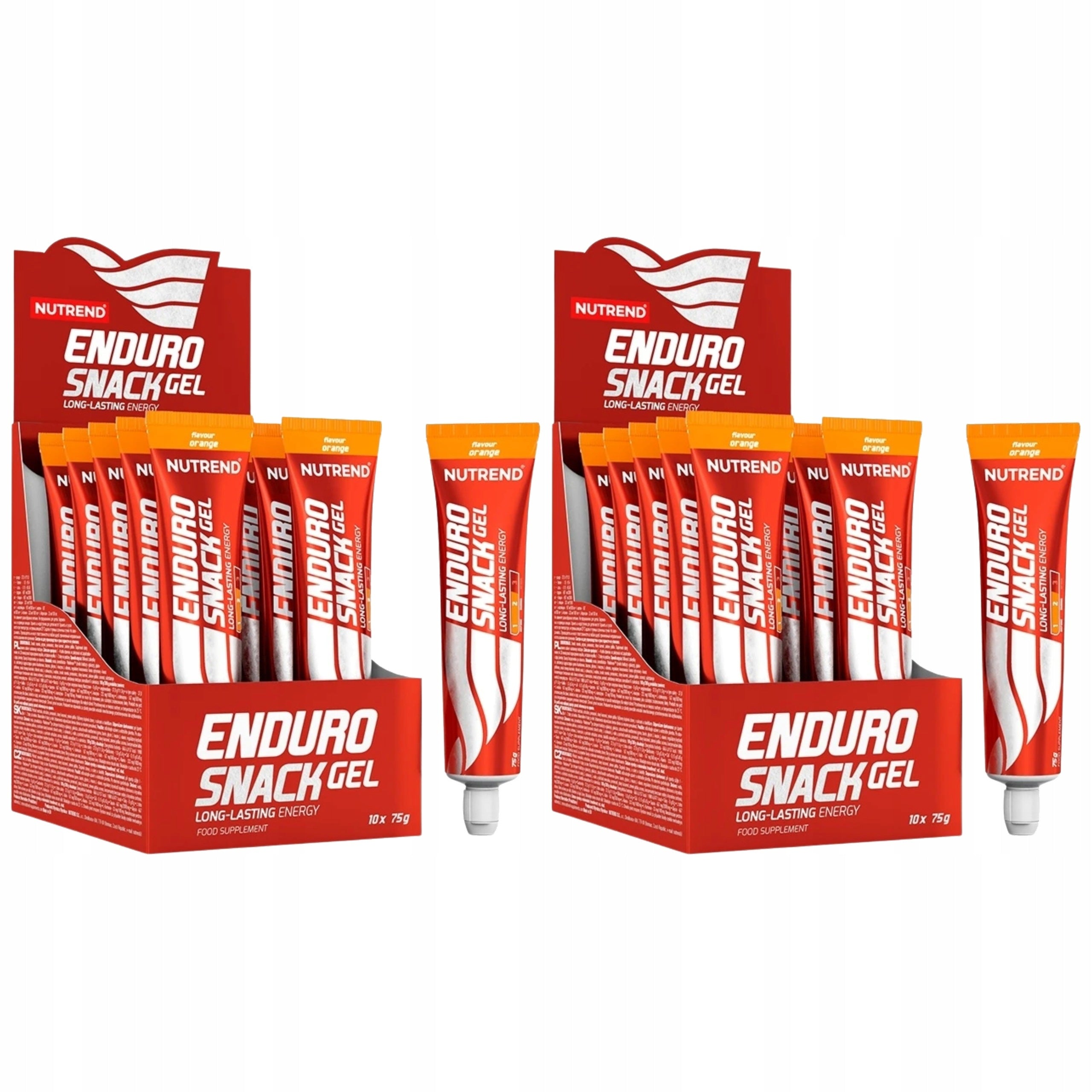 2x Palatinose BCAA Energy Gel L-Carnosine Endurosnack NUTREND