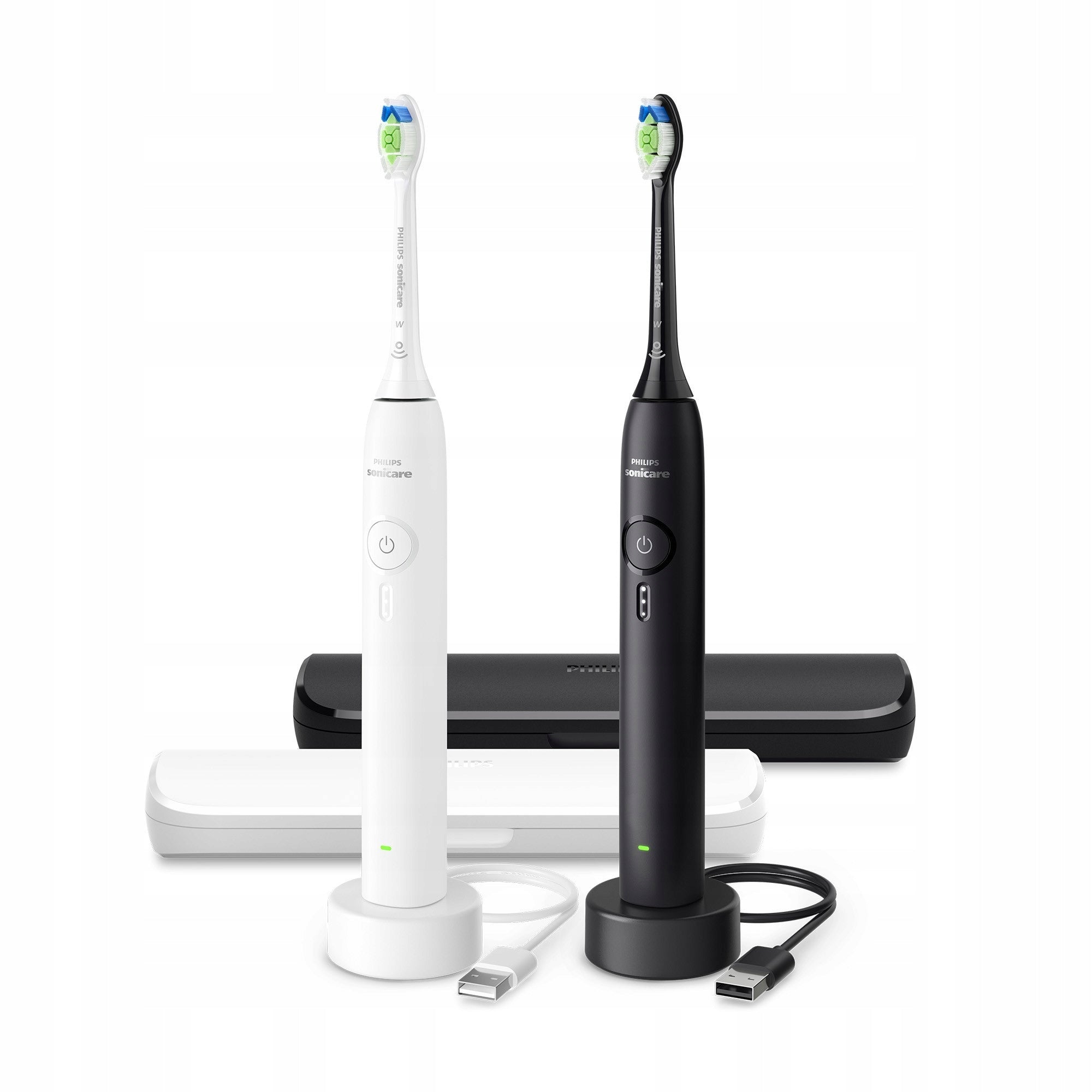 2x Philips Sonicare 3100 sonic toothbrush electric set HX4072/73 Packaging status original
