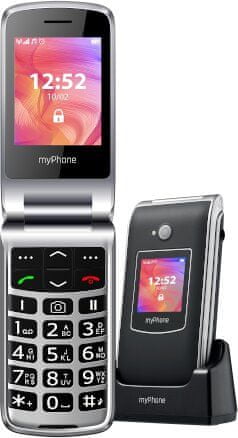 2x Phone with flap Myphone Rumba 2 32 32 Mb Black Brand myPhone