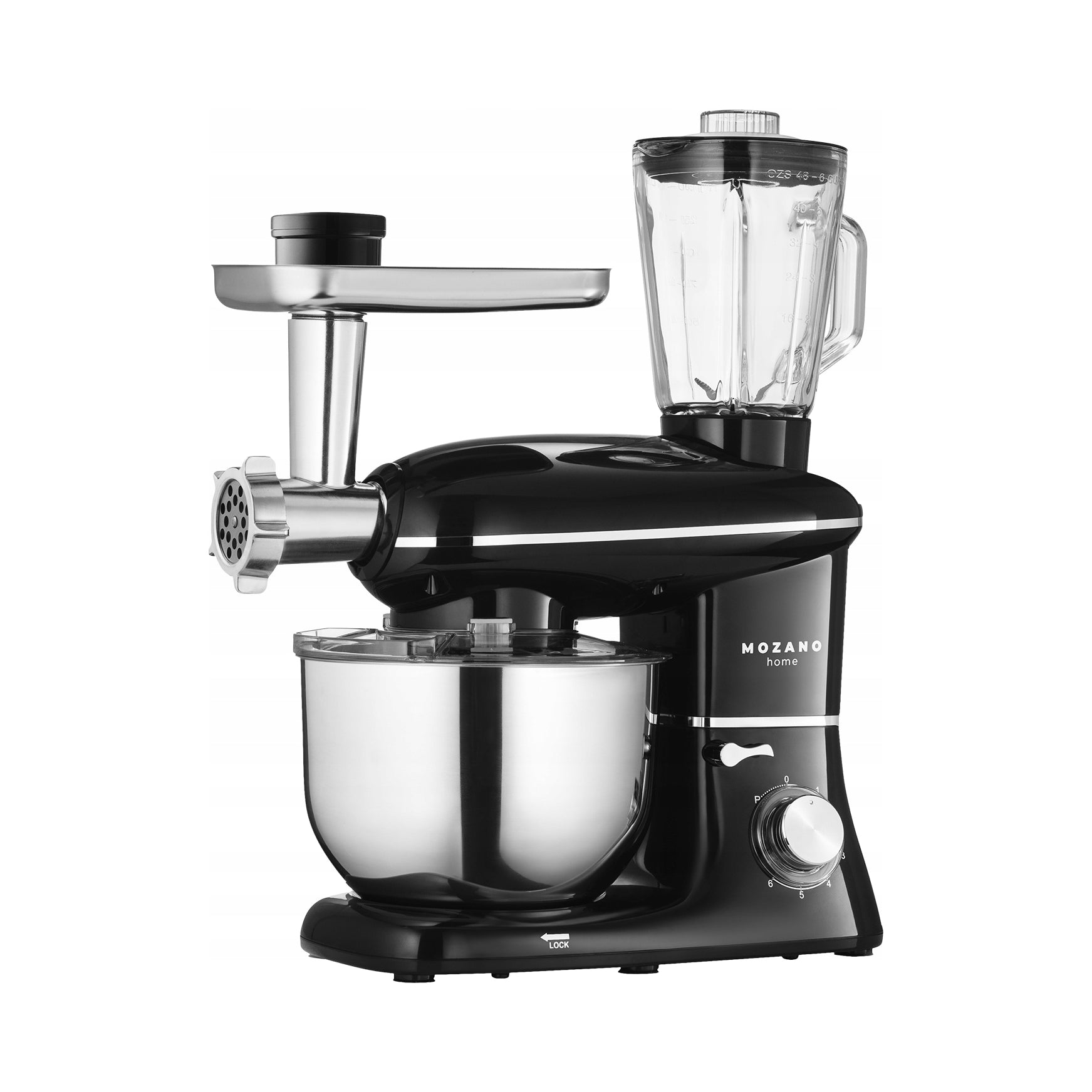 2x Planetary Food Processor Mozano Kitchen Assistant 8in1 6 2l 2000w Black