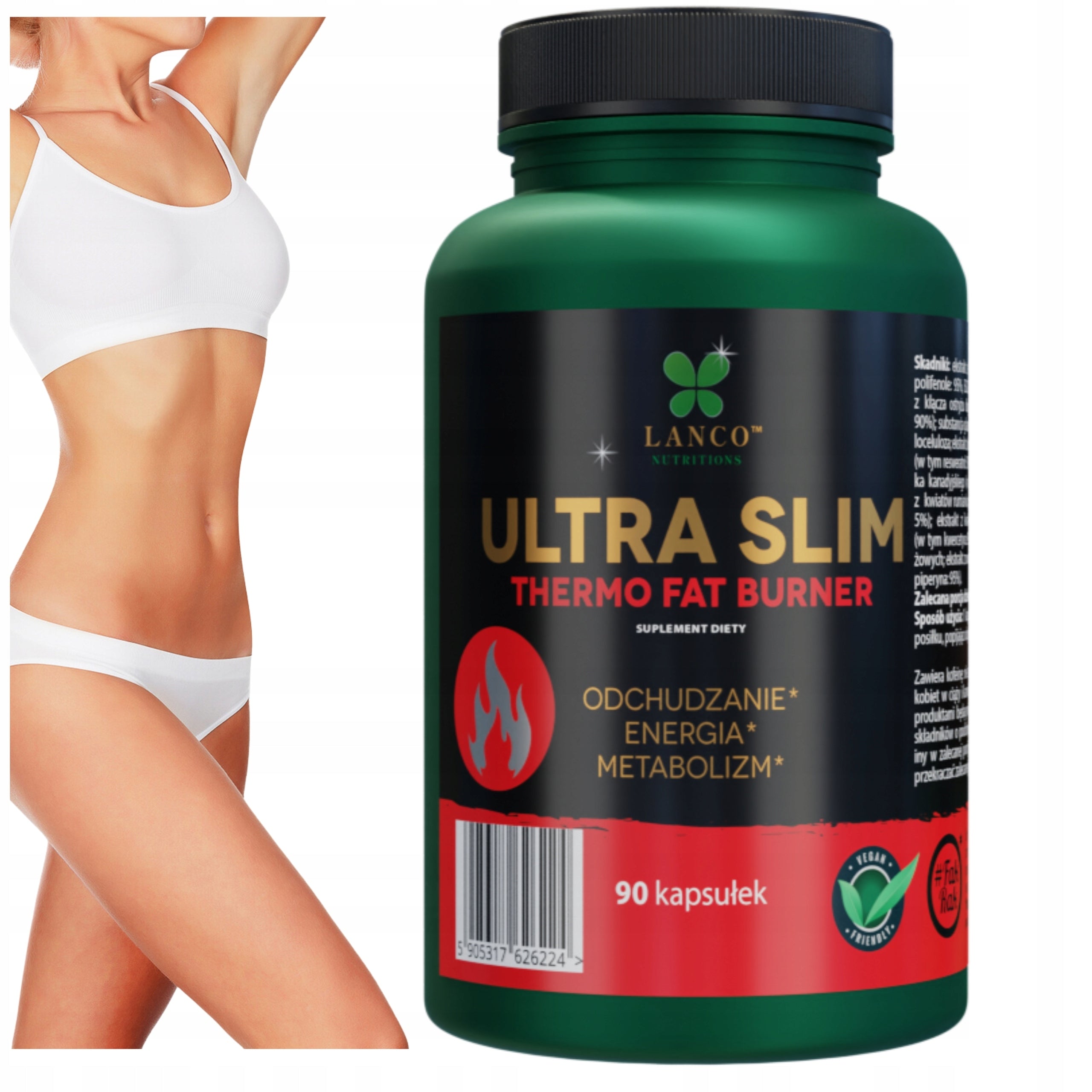 2x Powerful UltraSlim Fat Burner Weight 190 g