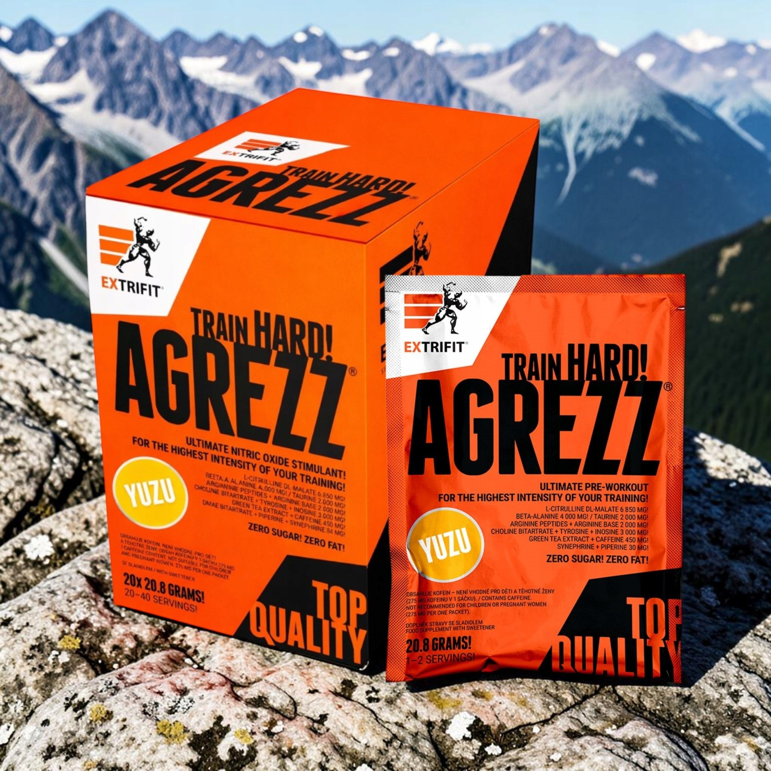 2x Pre-workout Agrezz x20 Preworkout Strength Energy Pump Training EXTRIF Brand Extrifit