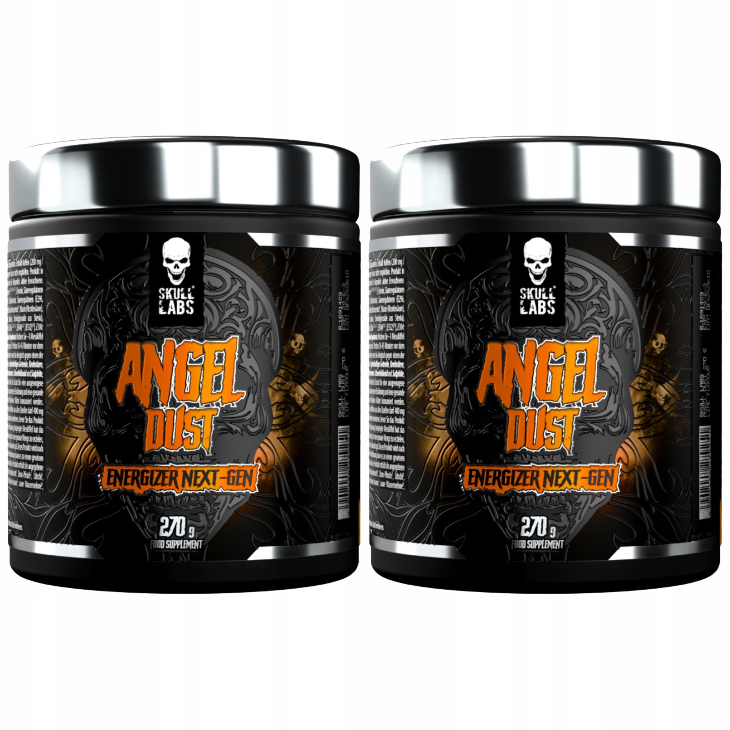 2x Pre-workout Angel Dust Energy Focus Pump 270g SKULL LABS