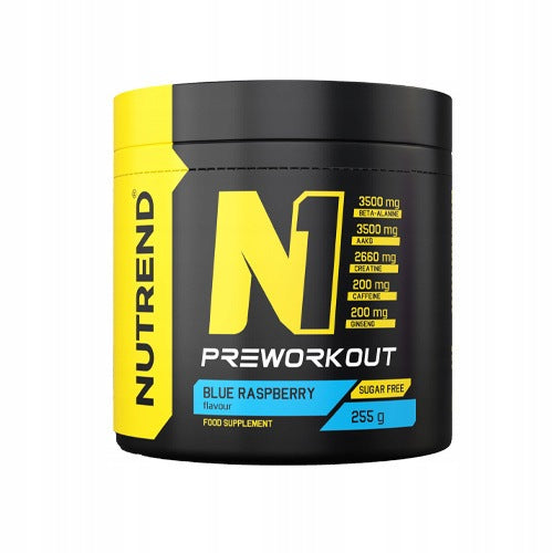 2x Pre-workout Conditioner Creatine Beta-Alanine AAKG Caffeine NUTREND Expiration date at least six months from the date of purchase