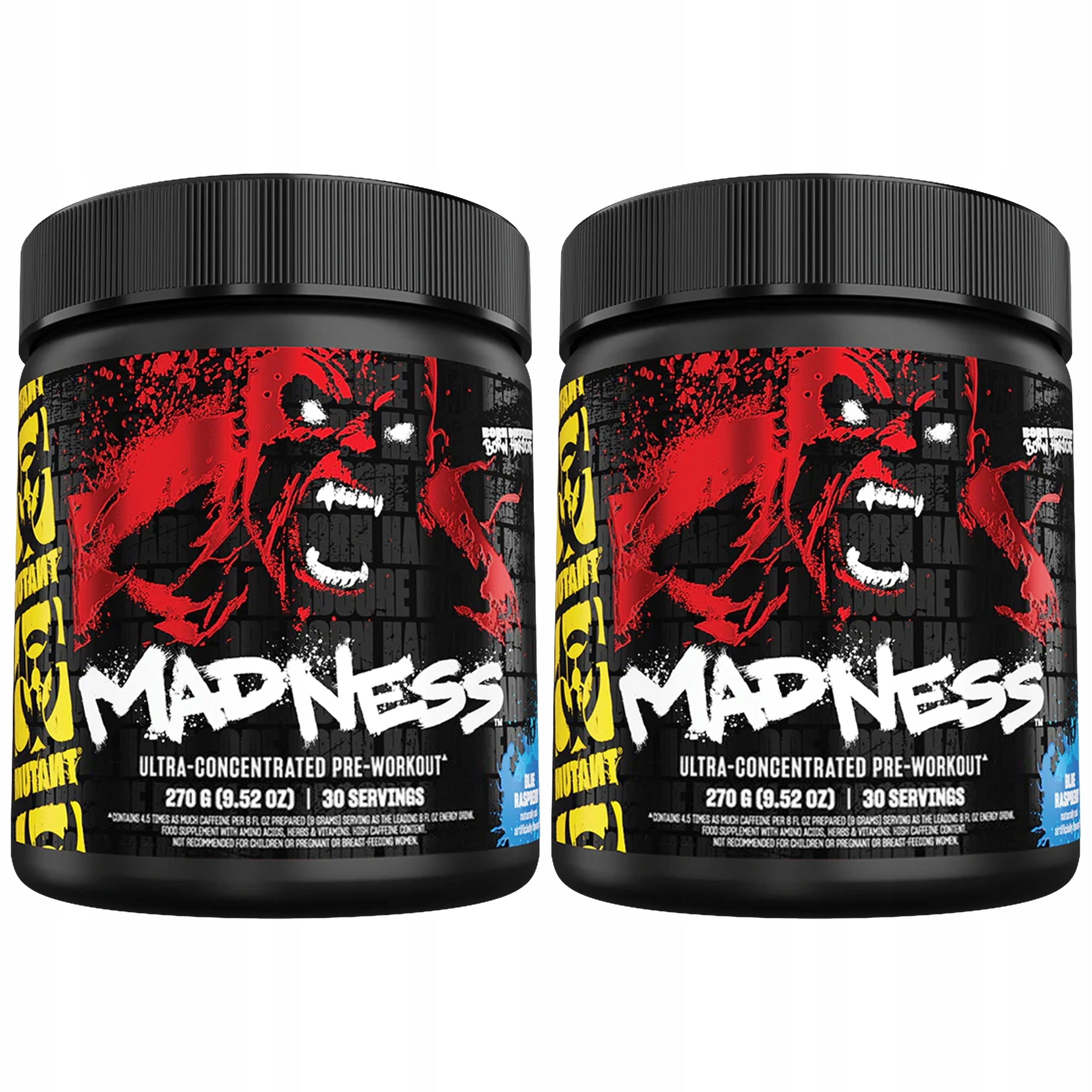 2x Pre-workout Energy Strength Pump L-Citrulline Beta-Alanine MUTANT
