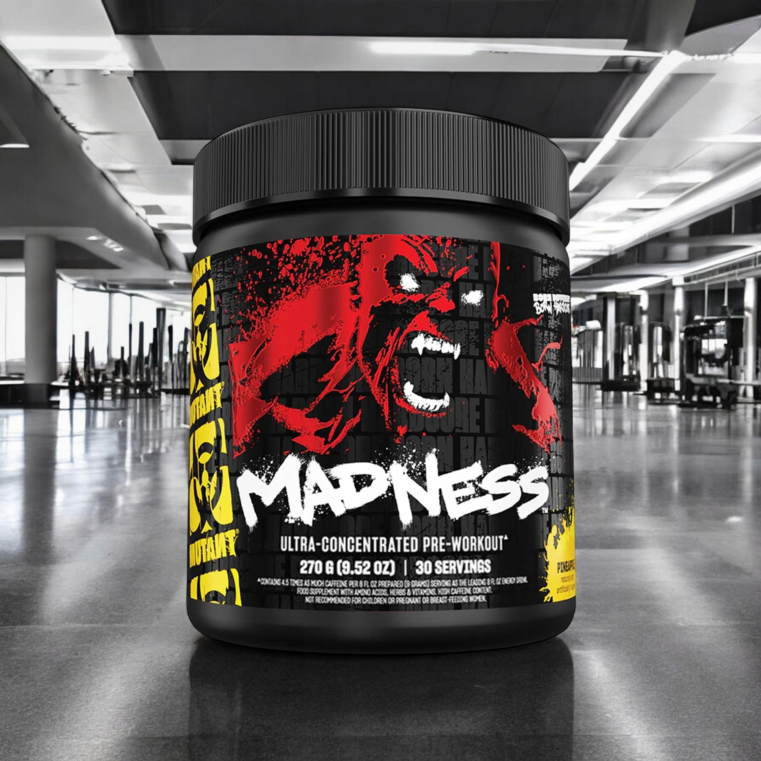 2x Pre-workout Energy Strength Pump MUTANT Madness New 270g MUTANT Brand Mutant