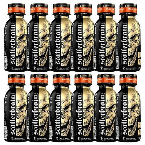 2x Pre-workout KEVIN LEVRONE Scatterbrain Shot 12x120ml Orange Citra Expiration date at least six months from the date of purchase