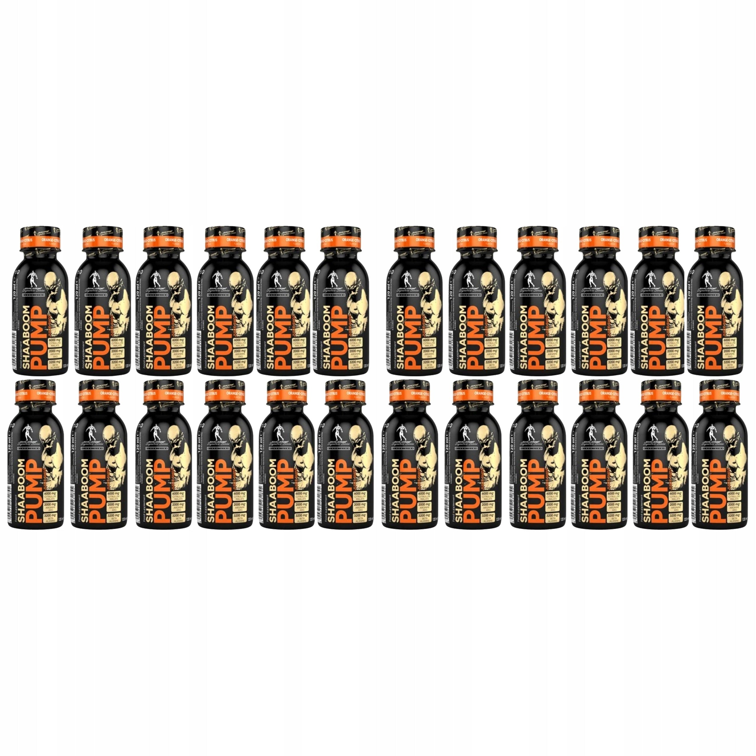 2x Pre-workout Kevin Levrone Shaaboom Pump Shot 12x120ml PREWORKOUT PO