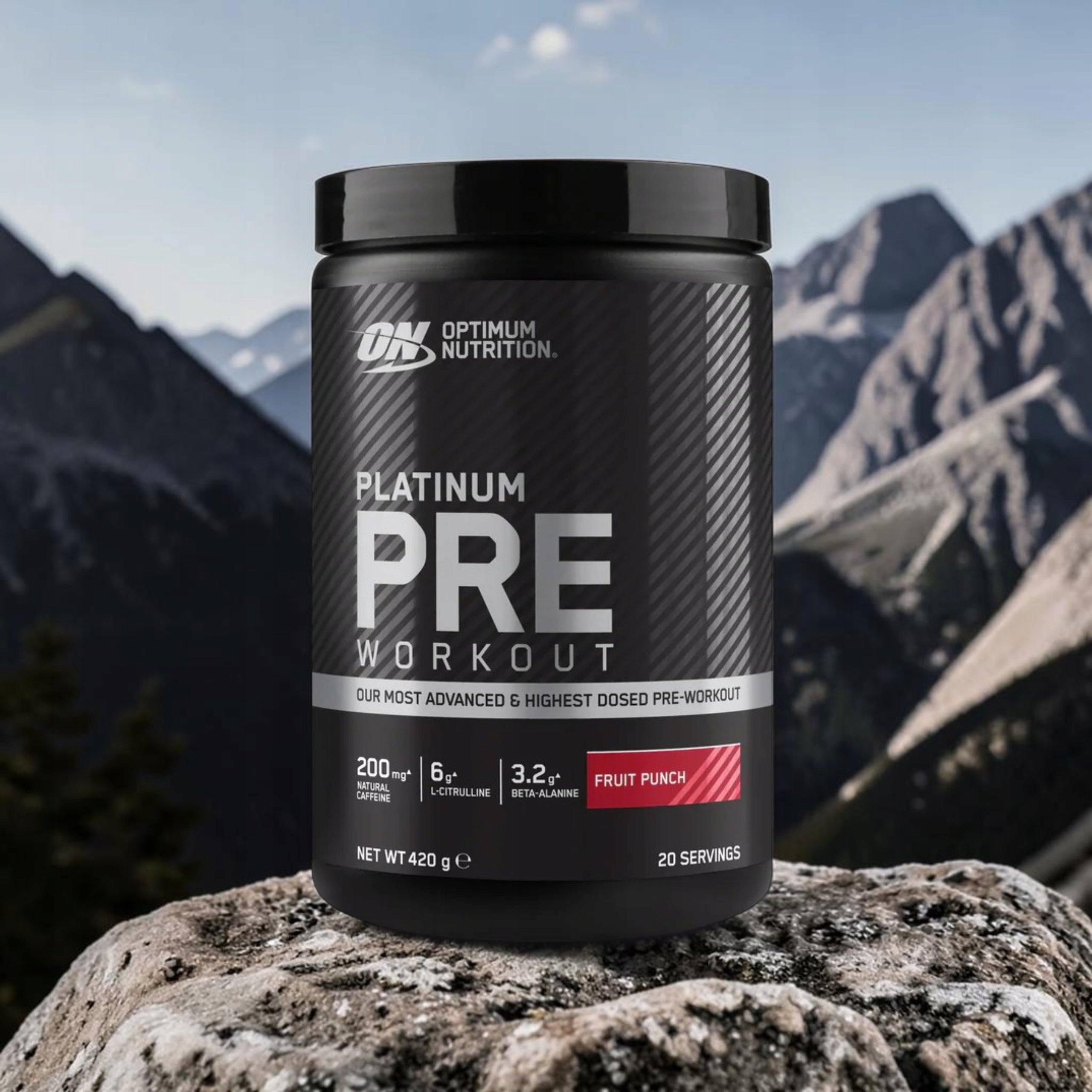 2x Pre-workout OPTIMUM NUTRTION Platinum Pre Workout 420g Blue Raspber Brand Optimum Nutrition
