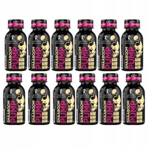 2x Pre-workout Shaaboom Pump Juice Shot 12x 120ml Citrulline Caffeine AA Expiration date at least six months from the date of purchase
