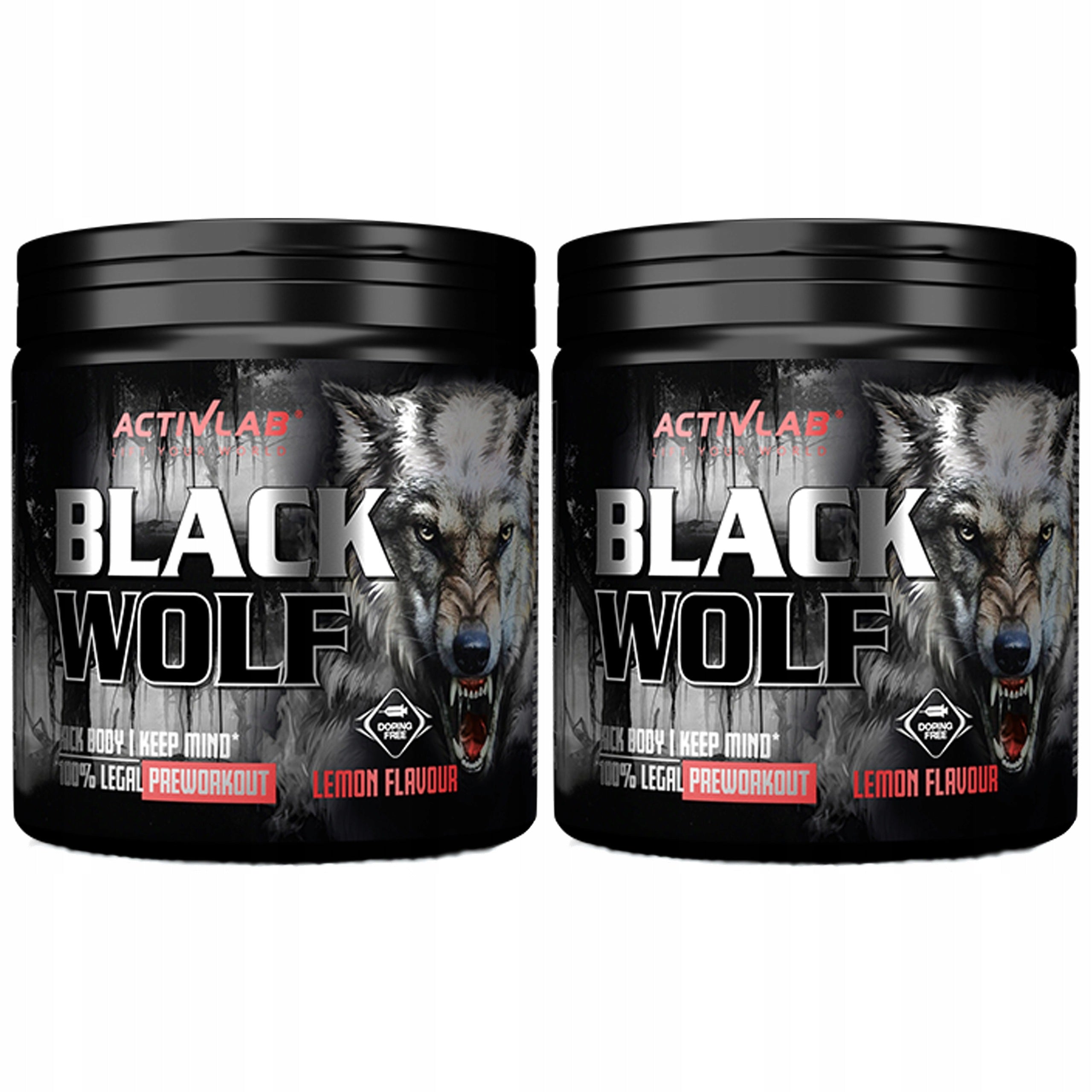2x Pre-workout conditioner Black Wolf beta-alanine creatine 300g ACTIVLAB