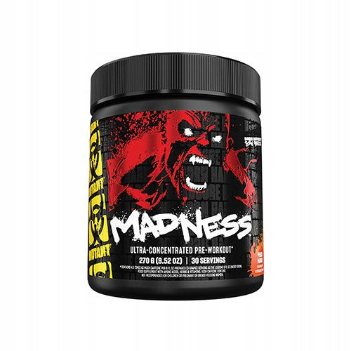 2x Pre-workout energy pump strength 270g MUTANT Madness New Expiration date at least six months from the date of purchase