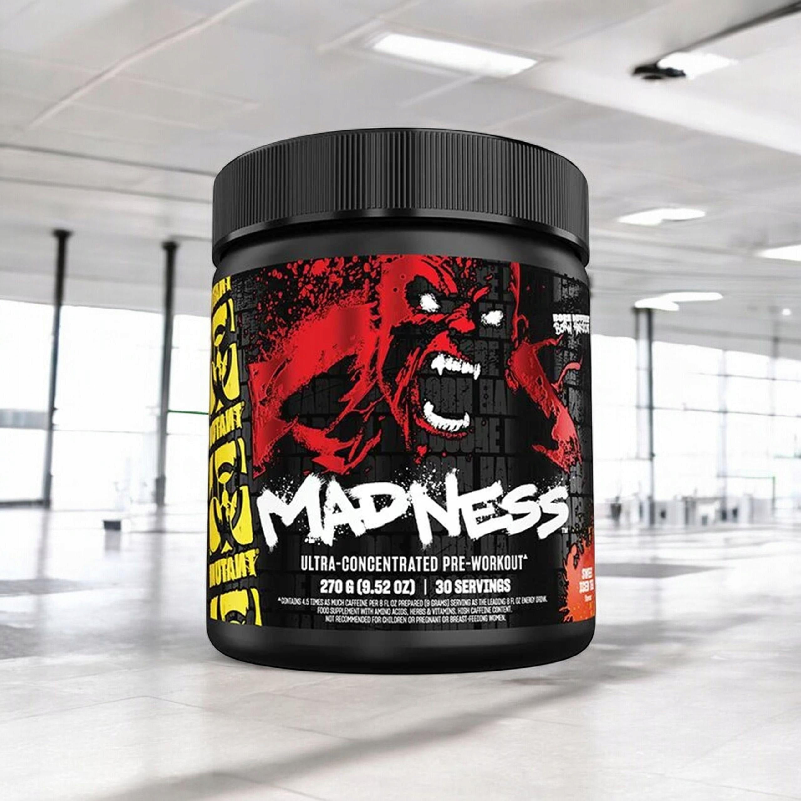 2x Pre-workout energy pump strength MUTANT Madness 270g Brand Mutant