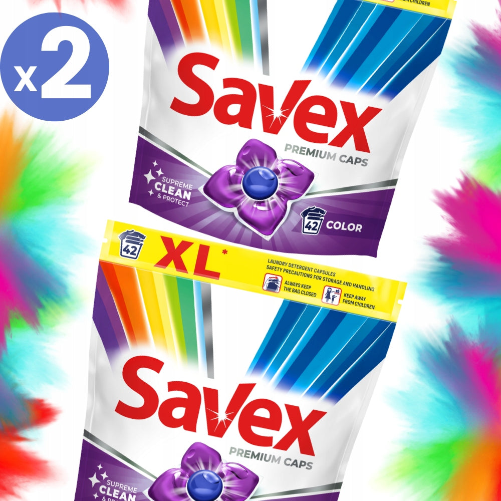 2x Premium Caps Color Washing Caps 42 pcs. Savex