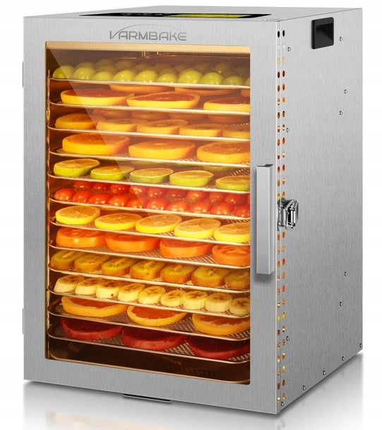 2x Professional Mushroom Fruit Herb Food Dryer 12 Grids 800W