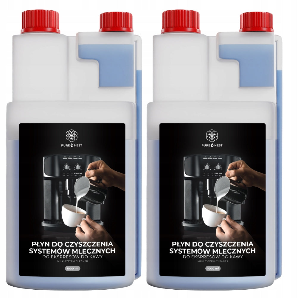 2x Professional Universal Milk System Cleaner Pure Nest 1L