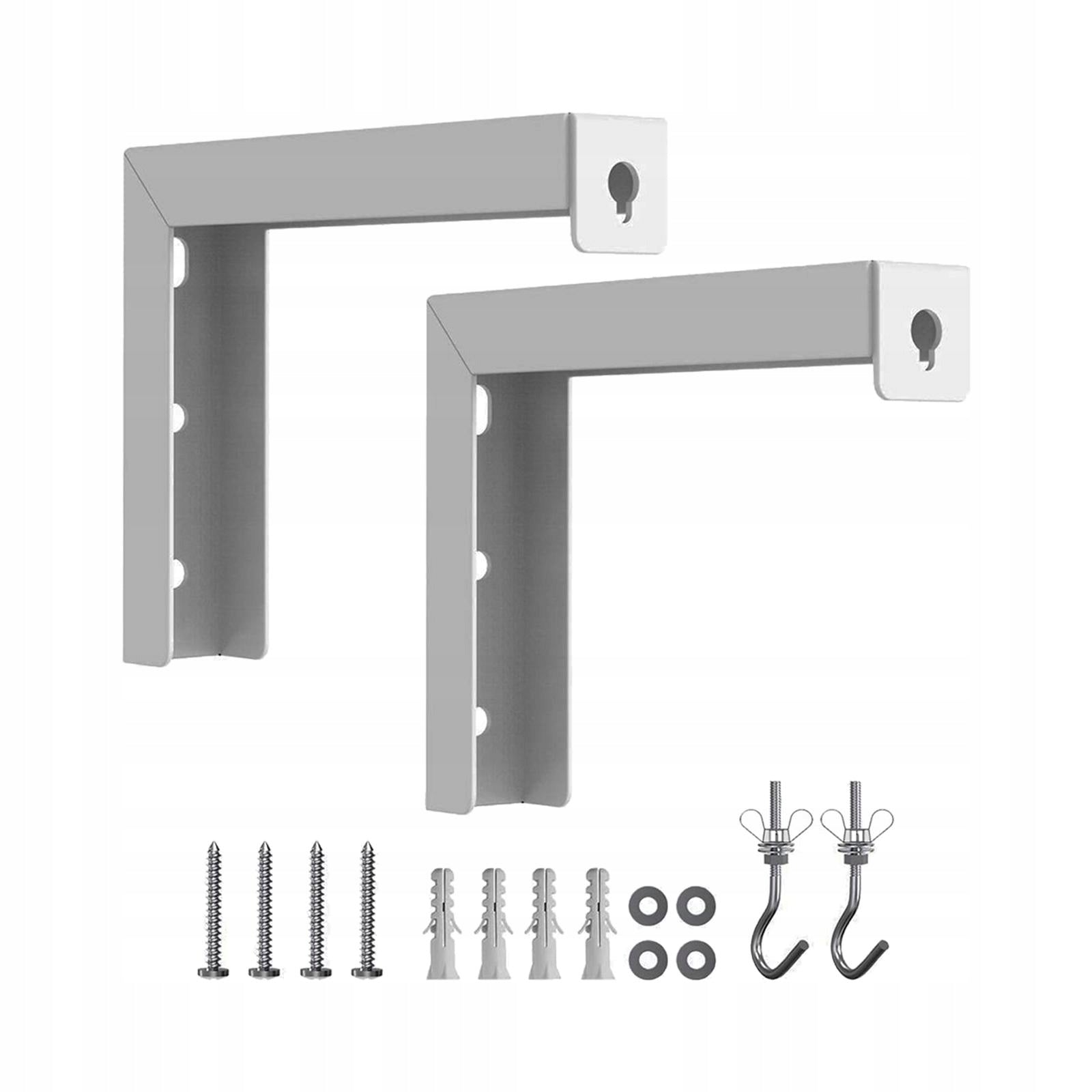 2x Projector Curtain Wall Mount Bracket Multipurpose Projector Bracket for Model Multifunctional Movie Screen Wall Hanging Bracket