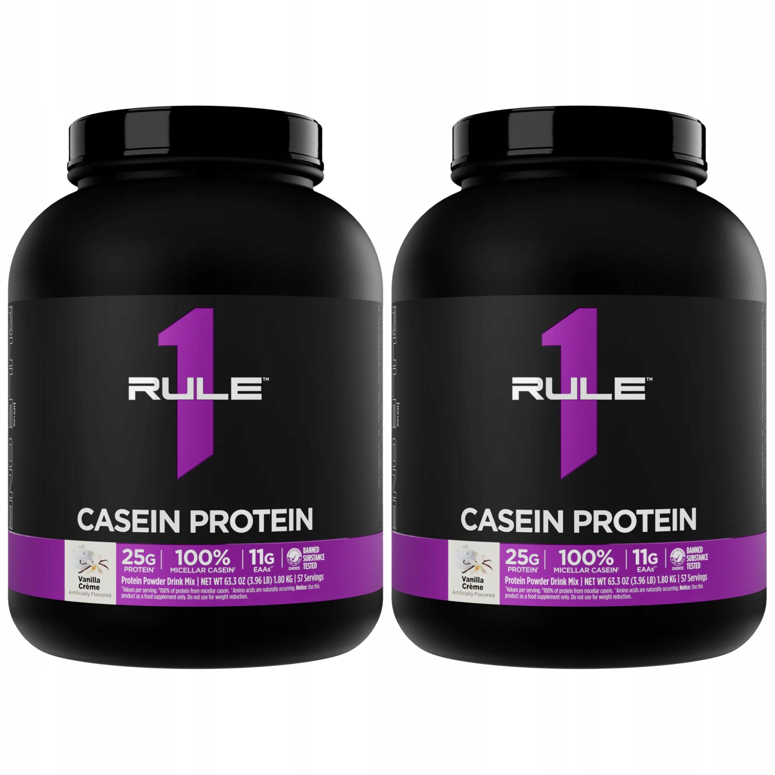 2x Protein Conditioner Casein R1 Casein Protein 1820 g Vanilla Protein RULE1