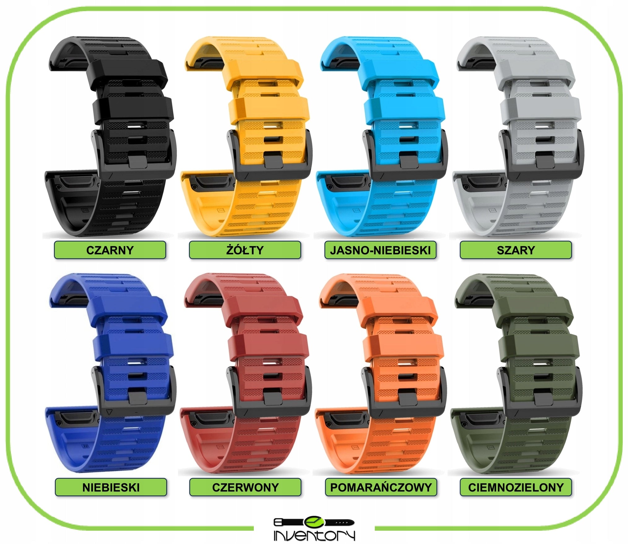 2x QUICKFIT STRAP FOR GARMIN FENIX 5X 6X 7X 8 51mm PRO SOLAR TACTIX DESCENT Packaging status original