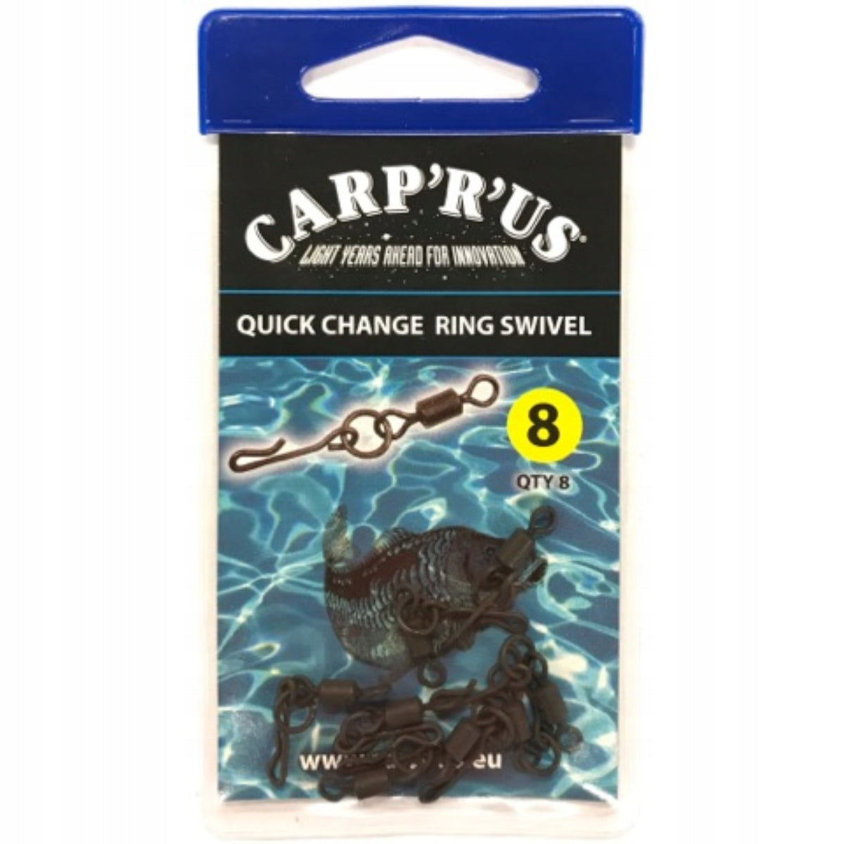 2x Quick Replace Swivel Carp'R'Us r. 8